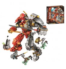 Конструктор 11555 Ninjago "Камінний робот вогню" 998 подітий.