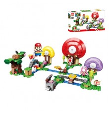 Конструктор "Super Mario" "Погоня за сокровищами Тоада" 490дет № 60029